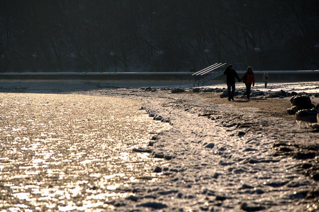 Gdynia, Poland - winter beach