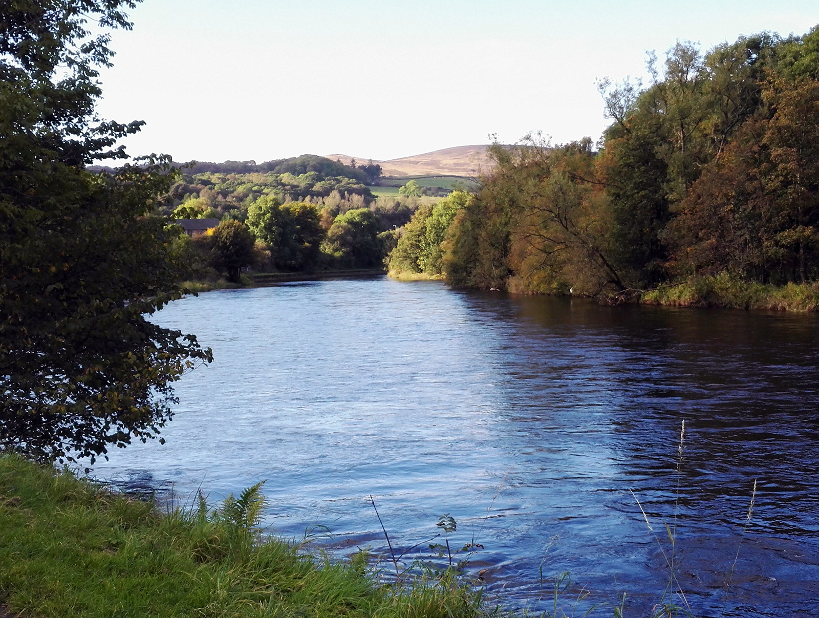 River Leven (Scotland) near Dumbarton, Scotland