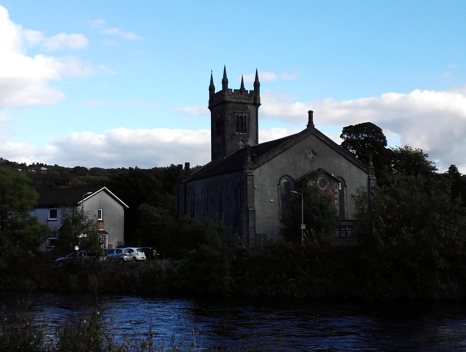 Old the church - river Leven, Scotland